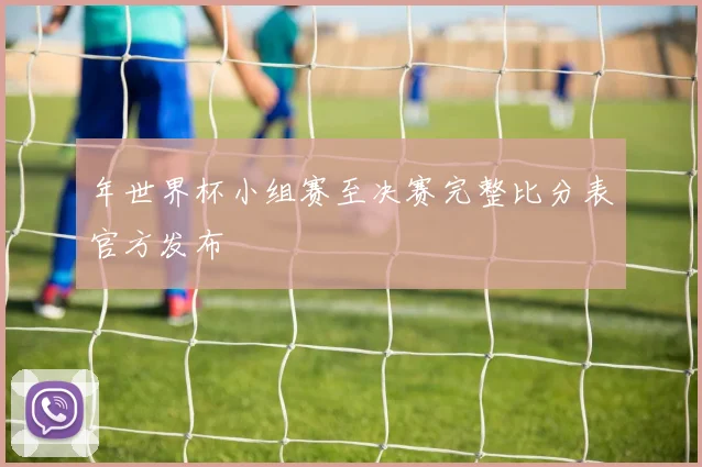 年世界杯小组赛至决赛完整比分表官方发布