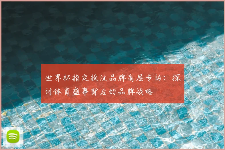 世界杯指定投注品牌高层专访:探讨体育盛事背后的品牌战略