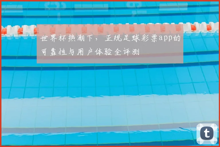 世界杯热潮下，正规足球彩票app的可靠性与用户体验全评测