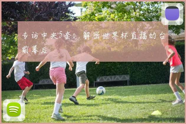 专访中央5套:解密世界杯直播的台前幕后